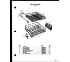 Modern Maid ZDW-880A rack assembly (zdw-850) diagram