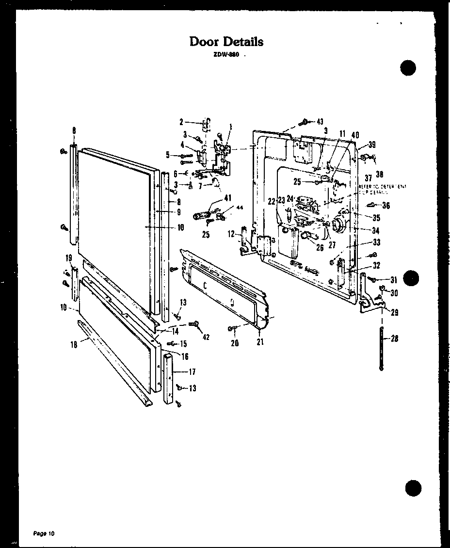DOOR DETAILS (ZDW-880)