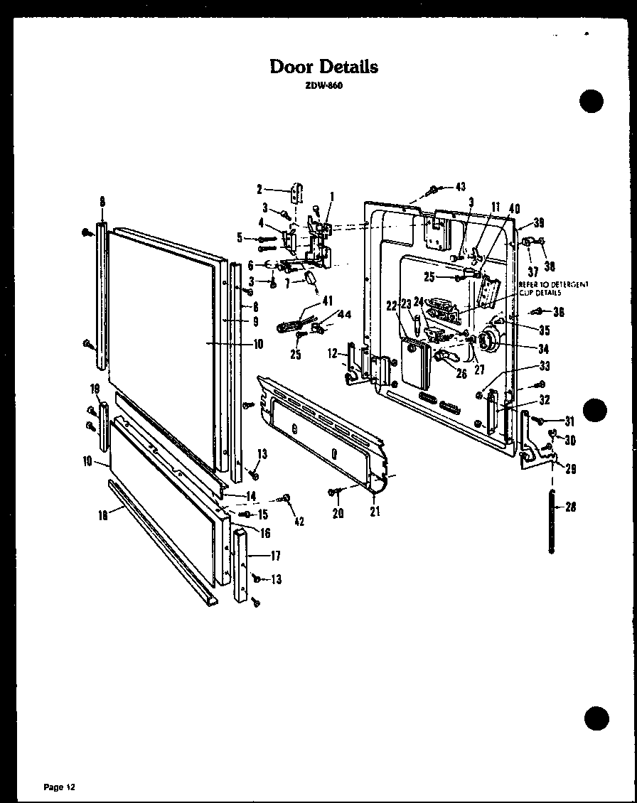DOOR DETAILS (ZDW-860)