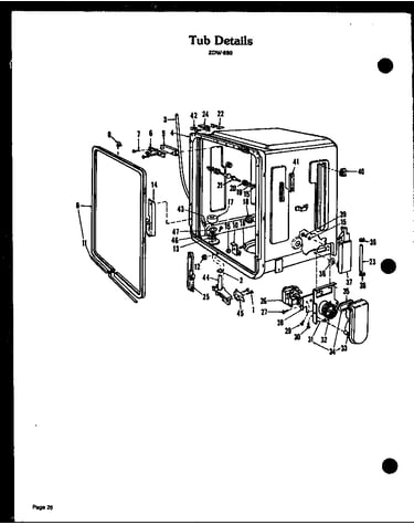 Tub details (zdw-880)