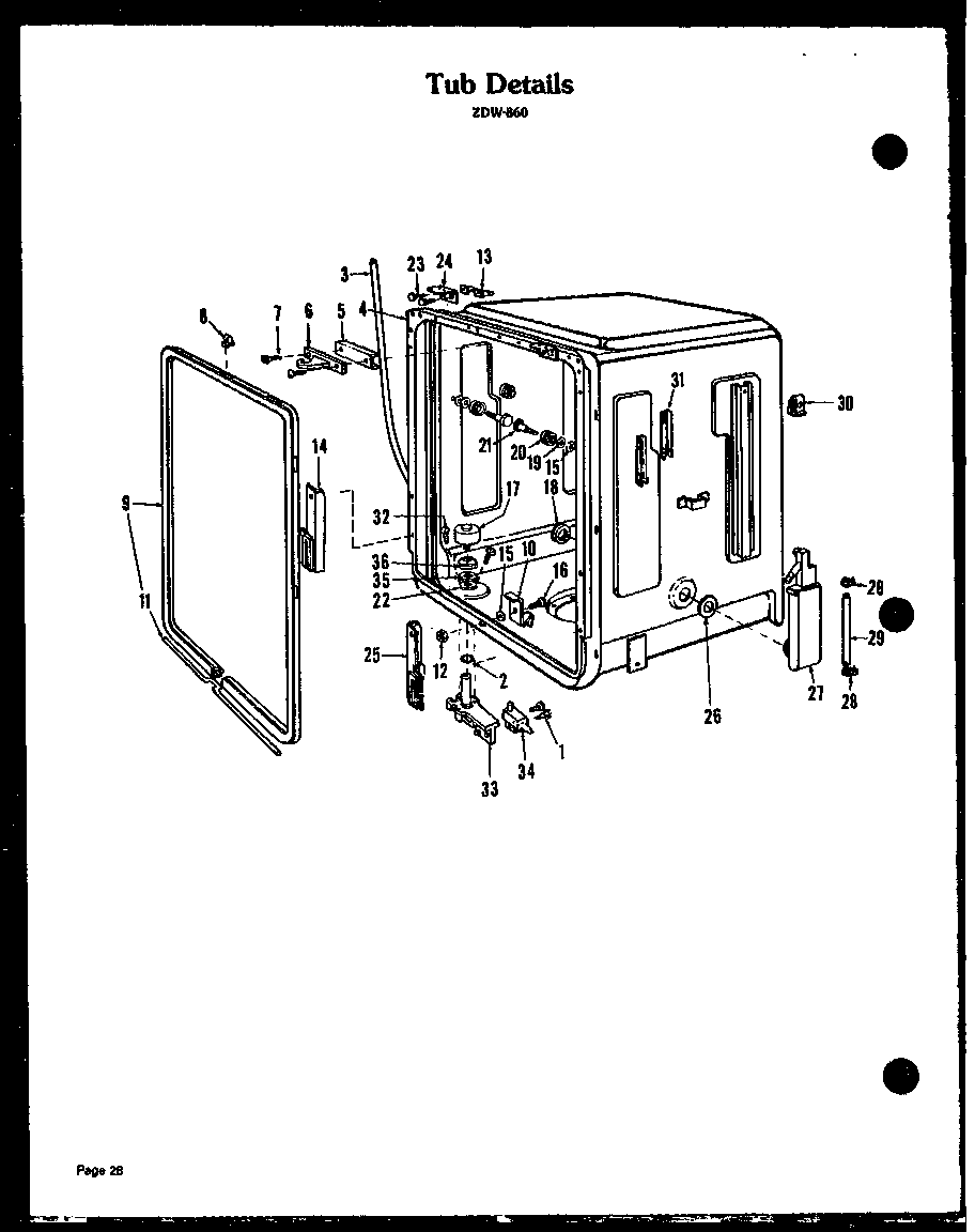 TUB DETAILS (ZDW-860)