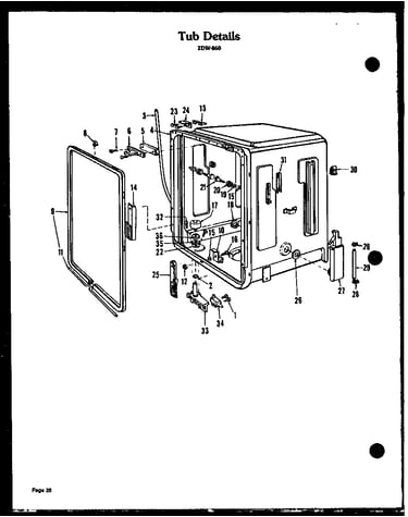 Tub details (zdw-860)