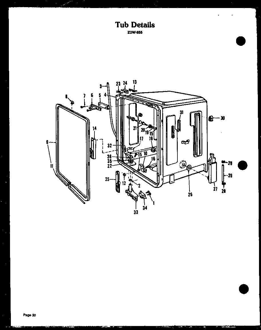 TUB DETAILS (ZDW-855)