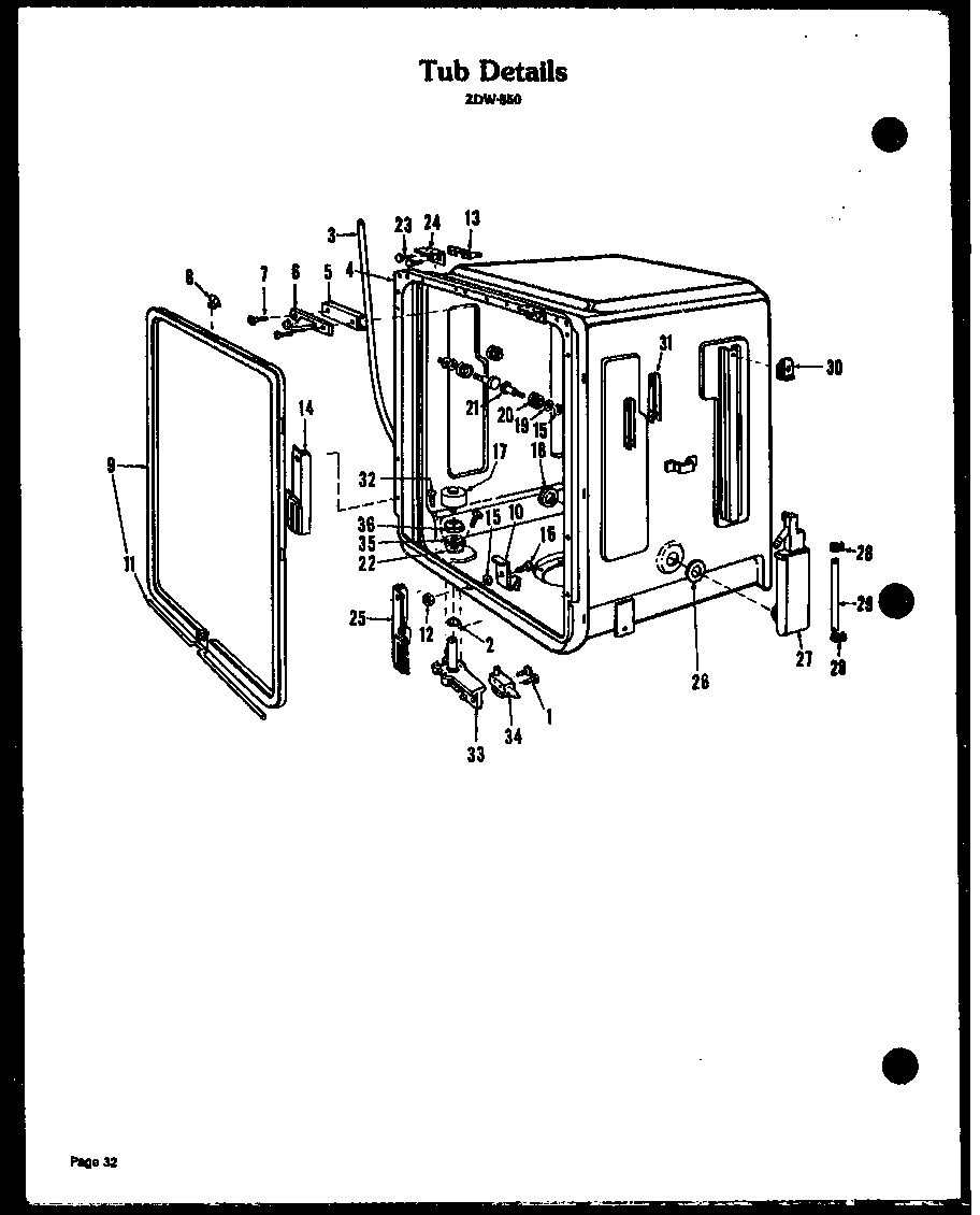 TUB DETAILS (ZDW-850)