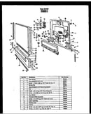 Door details (zdw-860-d) (zdw-880-d)