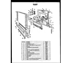 Modern Maid ZDW-864-D door details (zdw-864-d) diagram