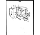 Modern Maid ZDW-860-D tub details (zdw-880-d) diagram