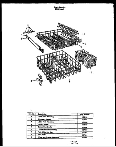 Rack details (zdw-880-d)