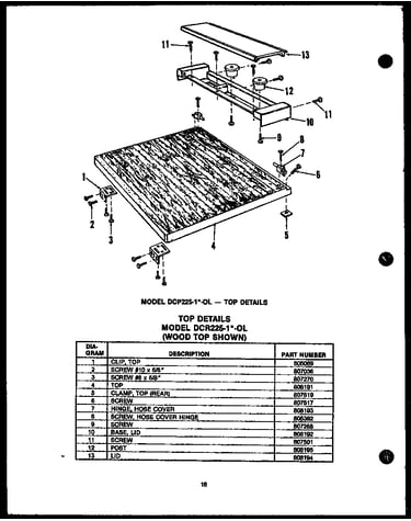 Top details (dcr-225-1a-ol) (dcr-225-1l-ol) (dcr-225-1h-ol) (dcr-225-1c-ol) (dcr-225-1w-ol)
