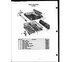 Modern Maid ZDW-880L rack assembly (zdw-880l) diagram