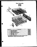 Rack assembly (zdw-864l) (zdw-860l) (zdw-855l)