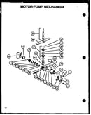 Motor-pump mechanism (gax100l/p1139727nl) (dus200w/p1139728nw) (dus300l/p1139729nl) (dus300b/p1139729nb) (dus400b/p1139730nb) (dus500b/p1139731nb) (ddw550b/p1139735nb)
