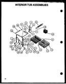 Interior tub assemblies (dcs450w/p1139734nw)