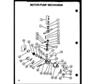 Caloric DUS400B/P1139730NB motor-pump mechanism (dus600b/p1139732nb) (dus600ww/p1139732nw) (ddw650b/p1139736nb) (ddw650ww/p1139736nw) (dus900b/p1139733nb) (ddw950b/p1139737nb) (ddw950ww/p1139737nw) diagram