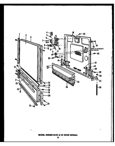 Door details (dur-203-19-ok) (dur-203-19-ck)