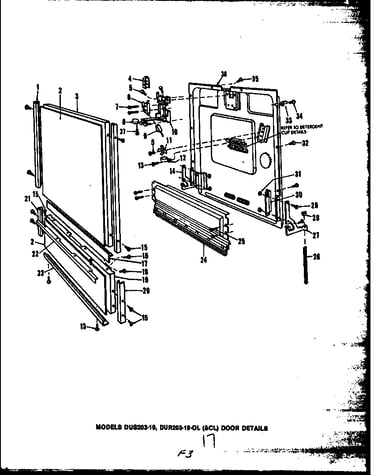 Door details (dur203-19-ol) (dur203-19-cl) (dus203-19)
