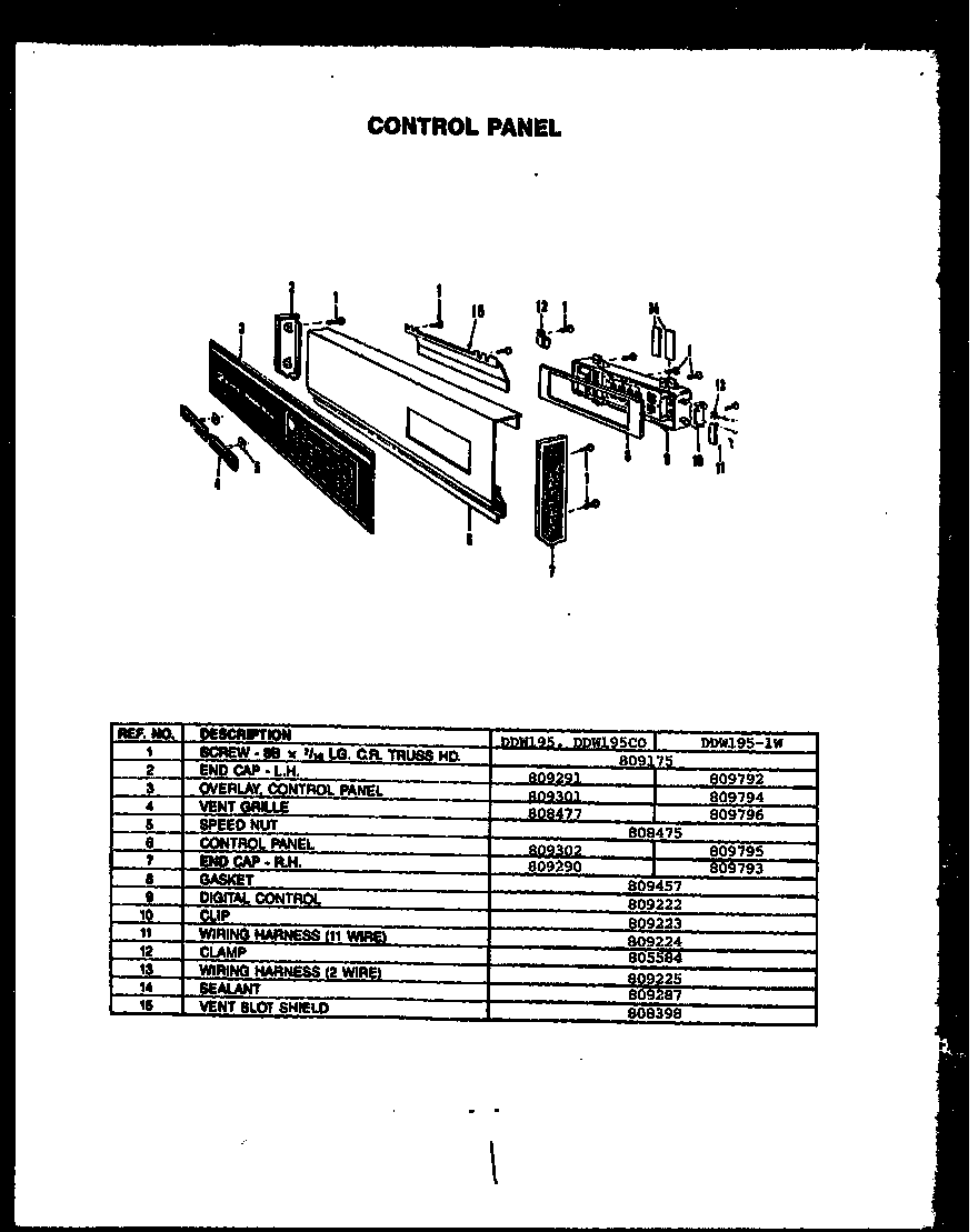 CONTROL PANEL