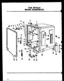 Tub details (gax95dw-oa/mn01) (gax95dw-oa/mn02) (gax95dw-oa/mn03)