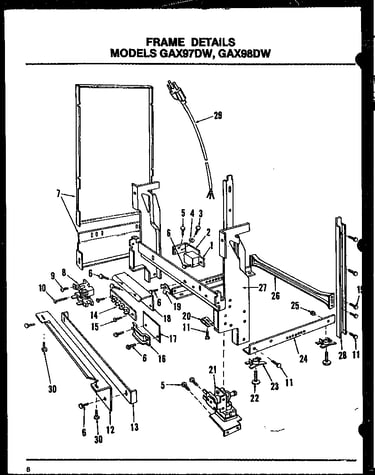 Frame details (gax97dw/mn01) (gax97dw/mn02) (gax97dw/mn03) (gax98dw/mn01) (gax98dw/mn02) (gax98dw/mn03)
