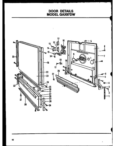 Door details (gax97dw/mn01) (gax97dw/mn02) (gax97dw/mn03)