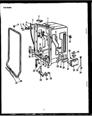 Tub details