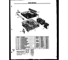 Modern Maid DDW160/MN04 rack details diagram