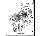 Amana RR-4/P71100-3M exterior parts diagram