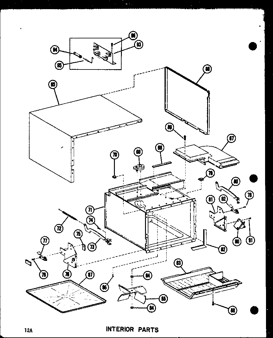 Interior parts (rr-4d/p71100-5m)