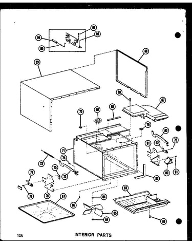Interior parts (rr-4d/p71100-5m)