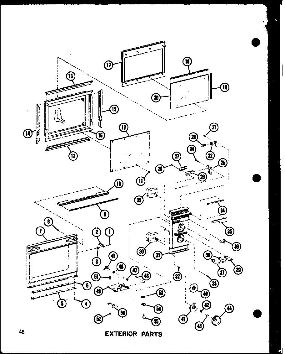 Exterior parts (rr-4d/p71100-4m)