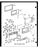 Door and bezel parts