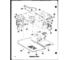 Amana MR-3/P72318-1M interior parts diagram