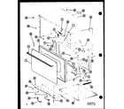 Amana RRL-10A/P74267-1M outer cabinet diagram