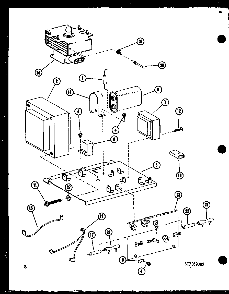 TRANSFORMER/CAPACITOR/MAGNETRON