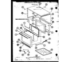 Amana RRL-10XA/P75594-5M door/outer cabinet diagram