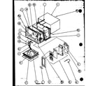 Amana RS415T/P1110405M keyboard/antenna assembly diagram