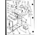 Amana CRS415T/P1110401M transformer/capacitor diagram