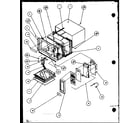 Amana RSW458P/P1110408M keyboard/antenna assembly diagram