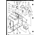 Amana RS458P/P1110406M transformer/capacitor diagram