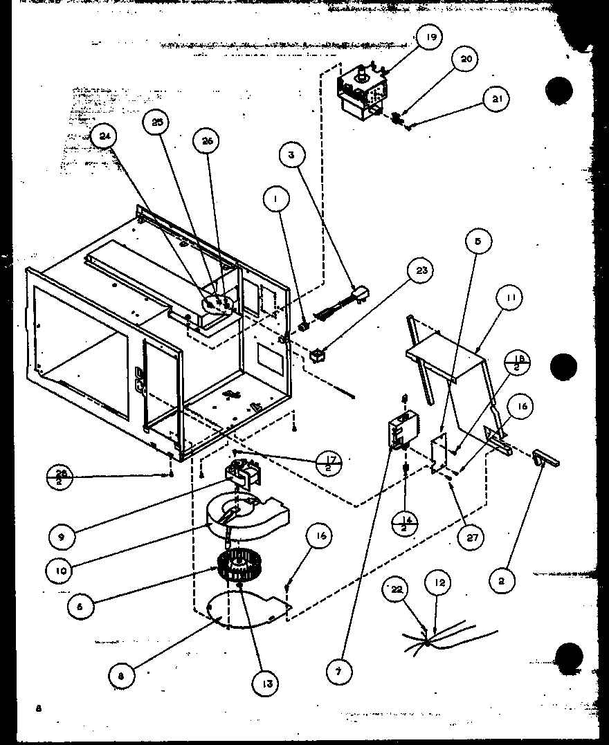Blower/magnetron