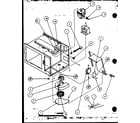 Amana RG358P/P1118505M blower/magnetron diagram