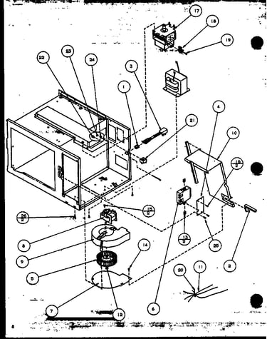 Blower/magnetron