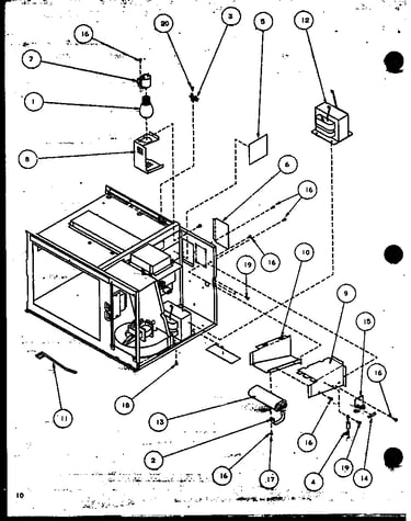 Transformer/capacitor/fuse