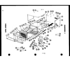 Amana RR2 cabinet parts diagram