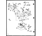 Amana RR-8/P72910-1M transformer/capacitor/fuse diagram