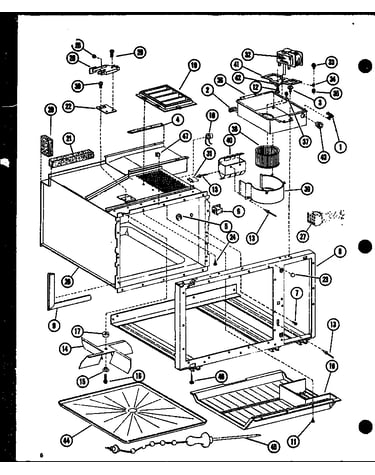 Blower/switches/wiring harness