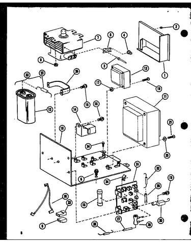 Magnetron/transformer