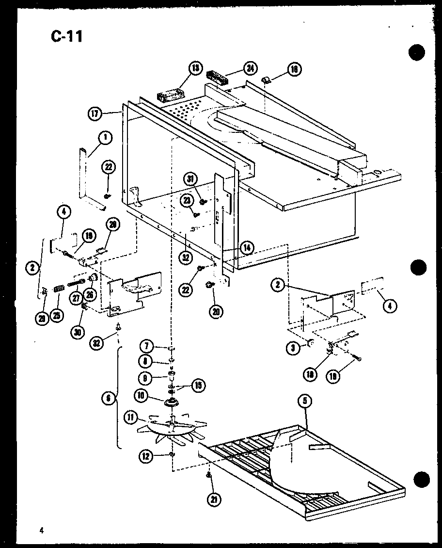 ANTENNA/ OUTER CABINET