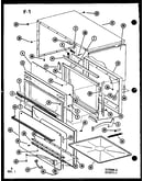 Outer cabinet/door