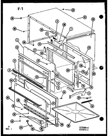 Outer cabinet/door